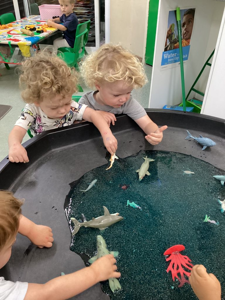 Home Long Day Care Tile Sea Theme Slime Table